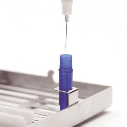 COMBINATION PACK NEEDLE CAP HOLDERS AND HINGED INSTRUMENT CLIPS 0