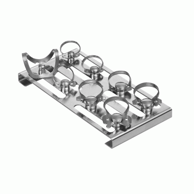 RUBBER DAM CLAMP ORGANIZING BOARD