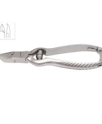 Toenail Nipper Concave Jaw with Barrel Spring Size 4.75
