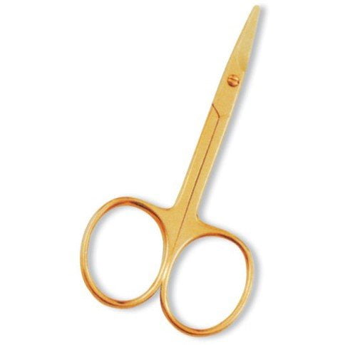 Nail Scissor Gold Blunt Tip