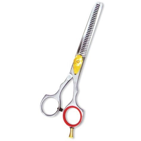 Professional Hair Thinning Scissors Mirror Finish Red Ring