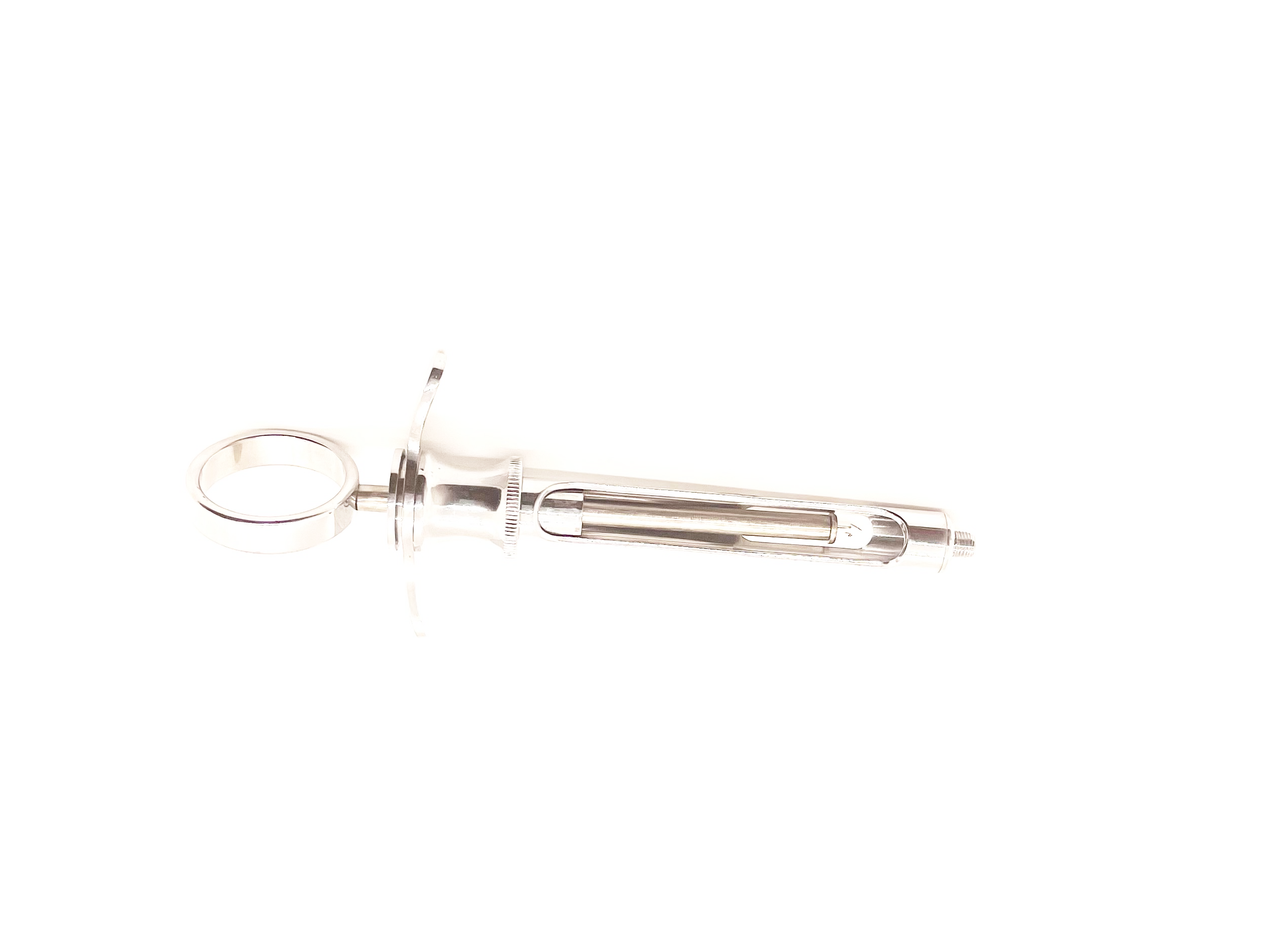 Aspirating Syringe CWType 1.8CC Silver Merit Surgical