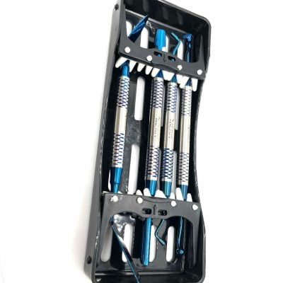 Bone Graft Plugger/Packer Set of 4 with Cassette 1