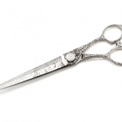 Barber Shears Damascus Steel 1